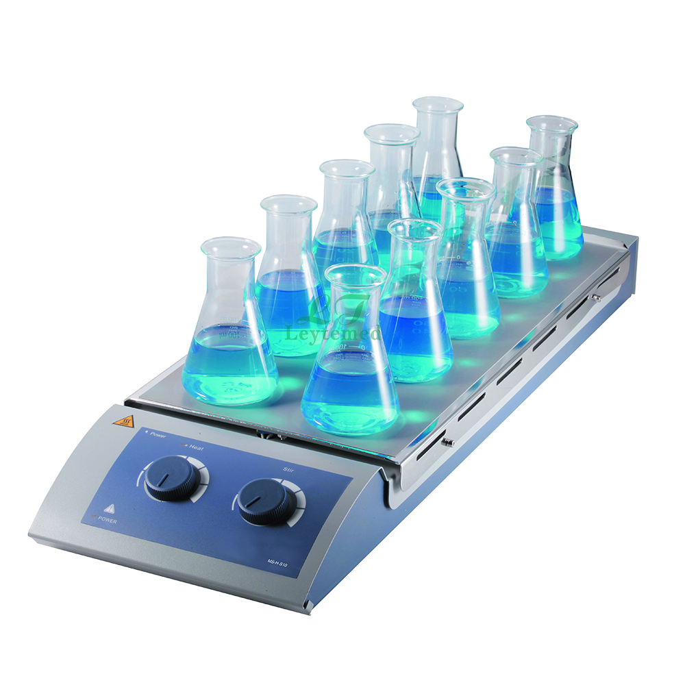 MS-H-S10 10-Channel Classic Hotplate Magnetic Stirrer