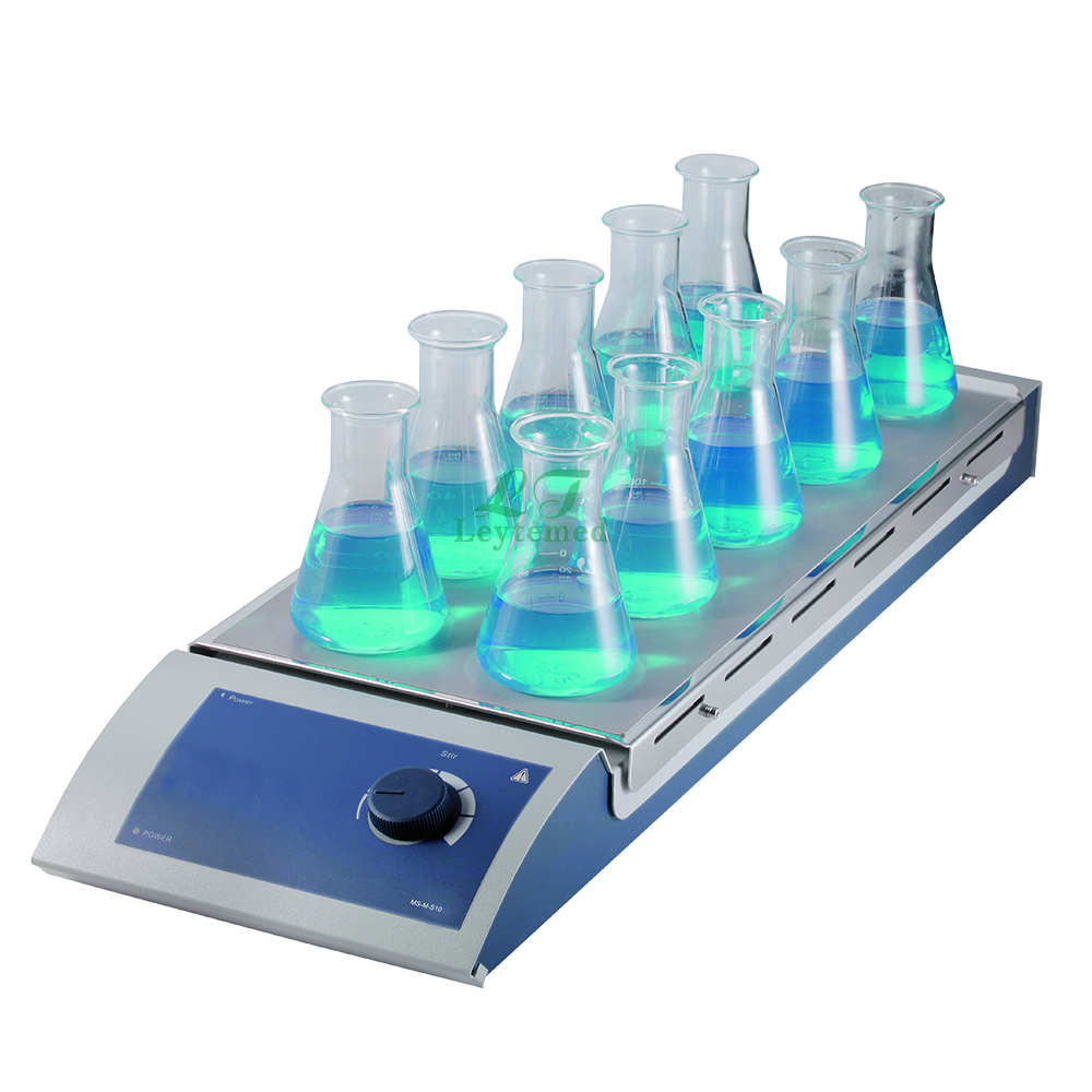 MS-M-S10 laboratory 10-Channel Classic Magnetic Stirrer