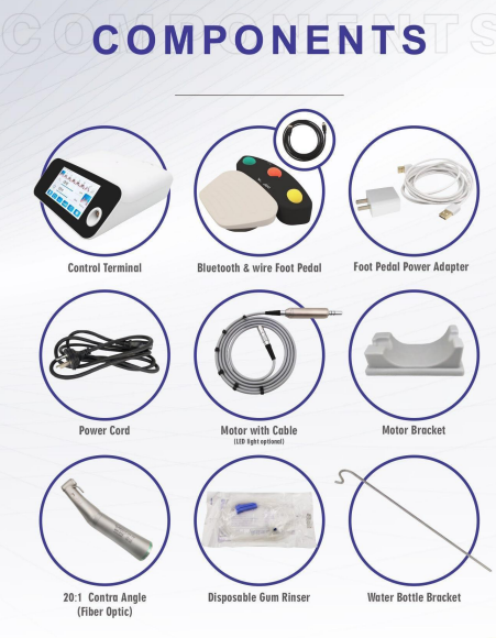 Wireless dental Implant Motor