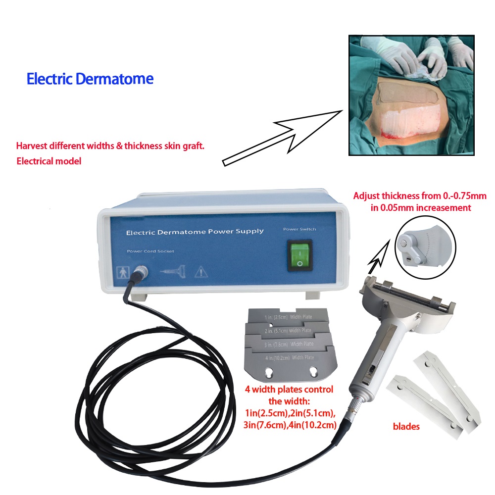 LTSB13A Medical Electric Dermatome Hospital Burns Plastic Surgery Skin Graft Dermatomes